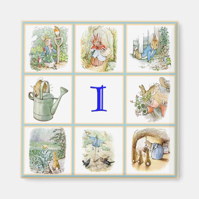 PETER RABBIT images personalised with the letter H Magnet (Front)