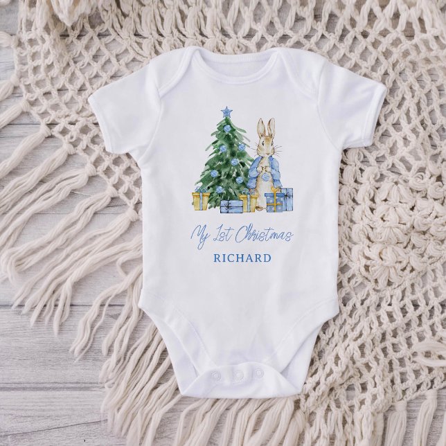 Peter Rabbit My 1st Christmas Baby Bodysuit (Creator Uploaded)