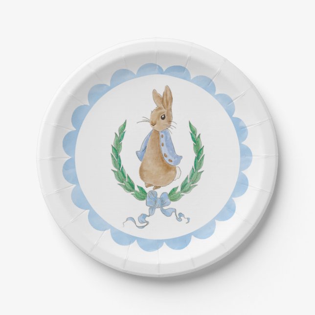 Peter Rabbit Paper Party Plates (Front)