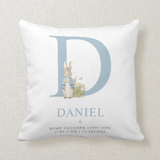 Peter Rabbit | Personalised Letter D Cushion
