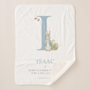 Peter Rabbit   Personalised Letter I Sherpa Blanket