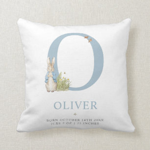 Peter Rabbit   Personalised Letter O Cushion