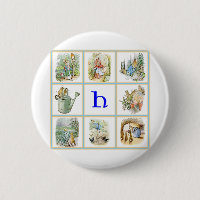 PETER RABBIT personalised with letter H