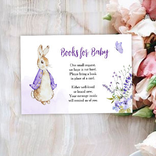 Peter Rabbit Purple Books For Baby card