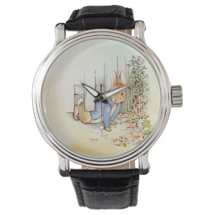 Peter Rabbit   Round Clock Watch