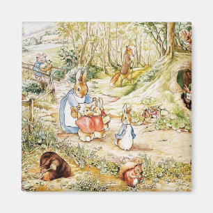 Peter Rabbit’s Neighbourhood by Beatrix Potter Magnet