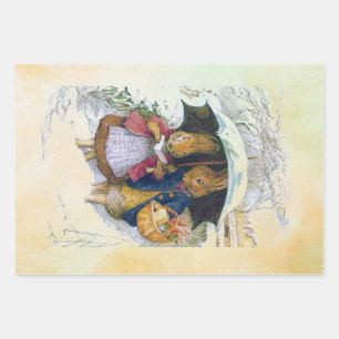 Peter Rabbit set Wrapping Paper Sheet