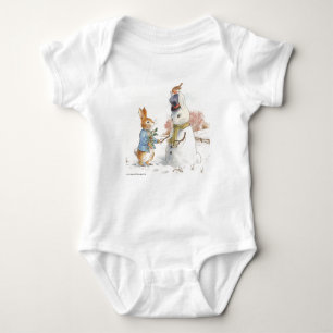 Peter Rabbit (snowman)  Baby Bodysuit
