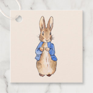 Peter Rabbit Square Favour Tags