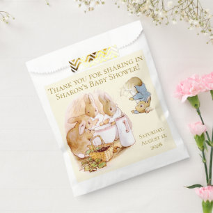 Peter Rabbit Themed Baby Shower Favour Bags