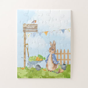 Peter Rabbit Throw Pillow Jigsaw Puzzle