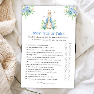 Peter Rabbit True or False Baby Game