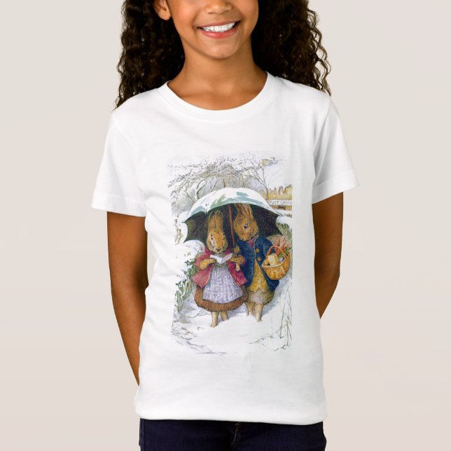 Peter Rabbit  (umbrella)    T-Shirt (Front)
