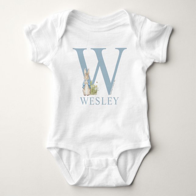 Peter Rabbit | W is for Baby Bodysuit (Front)