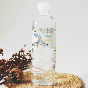 Peter Rabbit Water Bottle Label Birthday Party