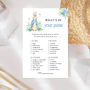 Peter Rabbit What's in your Purse Baby Game