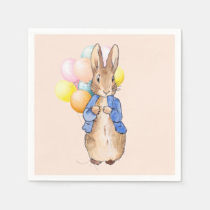 Peter Rabbit with Daisies Napkin
