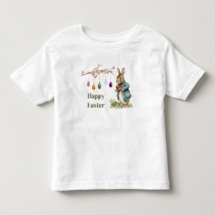 Peter the Easter Rabbit Easter Eggs Happy Easter Toddler T-Shirt