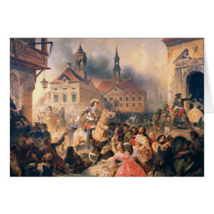Peter the Great conquers Narva in 1704, 1859