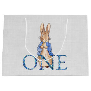 Peter the Rabbit 1st Birthday Large Gift Bag