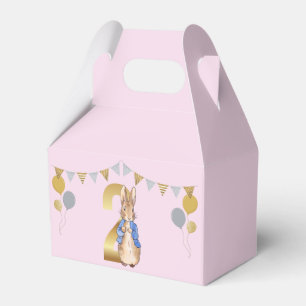 Peter the Rabbit 2nd Birthday Pink Favour Box