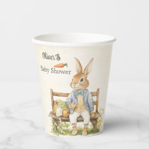 Peter The Rabbit - Baby Shower - Vintage Paper Cups