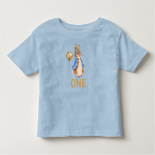 Peter the Rabbit balloon ONE Text Toddler T-Shirt