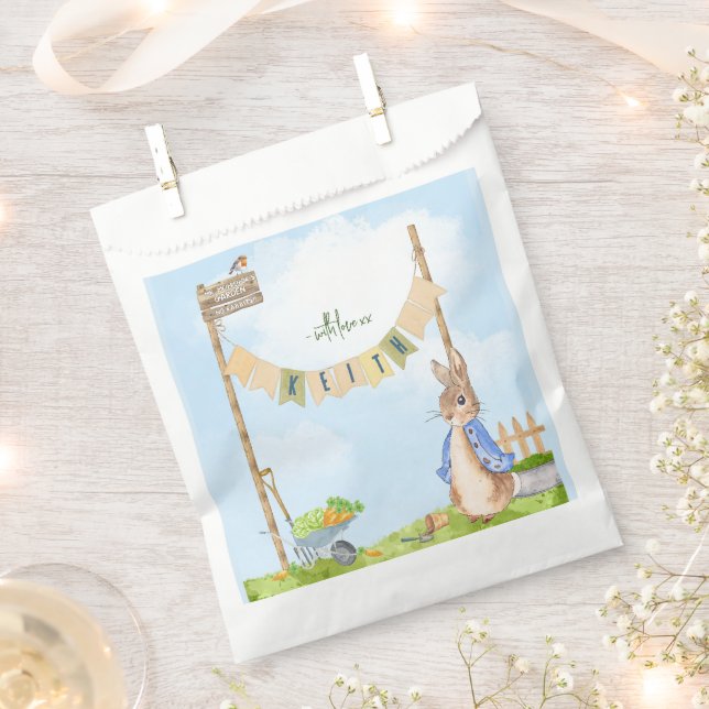 Peter the Rabbit Birthday Garden Party  Favour Bags (Clipped)