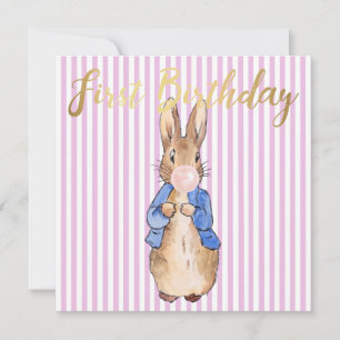 Peter the Rabbit Blowing Pink Bubble gum 