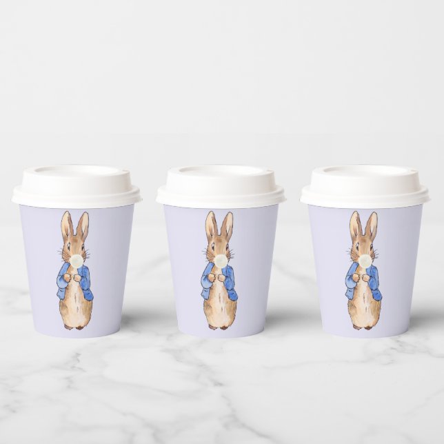 Peter the Rabbit Blowing White Bubble Gum  Paper Cups (Multi)