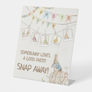 Peter the Rabbit Bunny Baby Showe Photo Booth Sign