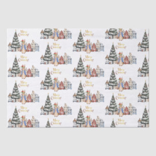 Peter the Rabbit Christmas Shopping Tissue Paper