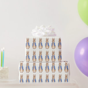 Peter the Rabbit Cream Background Wrapping Paper