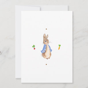 Peter the Rabbit Customisable Invitation