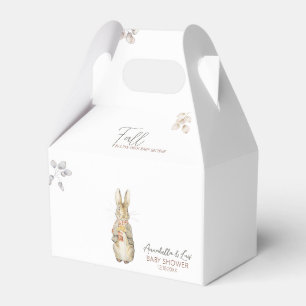 Peter the Rabbit Fall Autumn Winter Baby Shower Favour Box