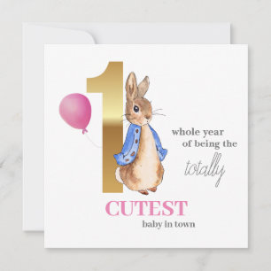 Peter the Rabbit First Birthday