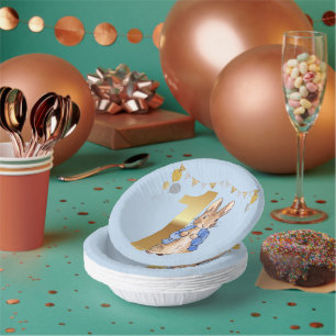 Peter the Rabbit First Birthday Paper Plate