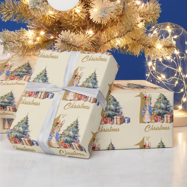 Peter the Rabbit First Christmas Wrapping Paper (Holidays)