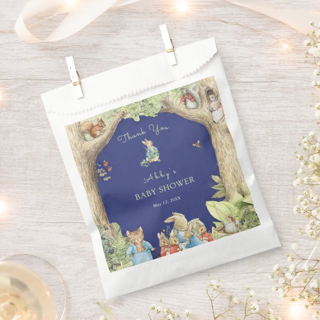 Peter the Rabbit Forest Friends Shower Welcome Favour Bags (Clipped)