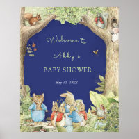 Peter the Rabbit Forest Friends Shower Welcome