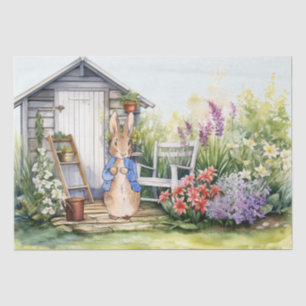 Peter the Rabbit Garden Shed Tissue Paper