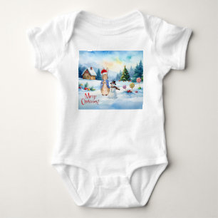 Peter the rabbit Ginger bread house Baby Bodysuit