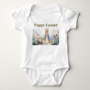 Peter the Rabbit Happy Easter Baby Bodysuit