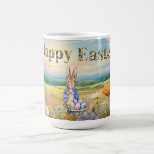 Peter the Rabbit Happy Easter Coffee Mug