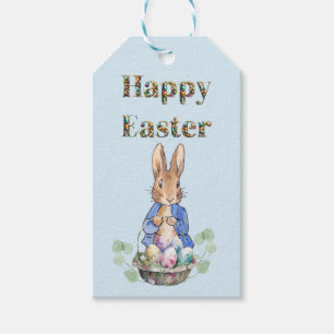 Peter the Rabbit Happy Easter Gift Tags