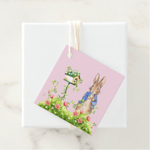 Peter the Rabbit in His Garden    Favour Tags