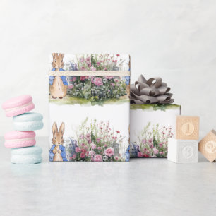 Peter the Rabbit in his garden No 2 Wrapping Paper
