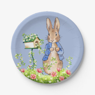 Peter the Rabbit in His Garden Paper Plate