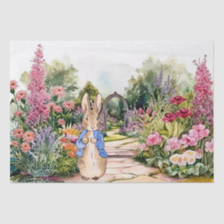 Peter the Rabbit in his garden Tissue Paper