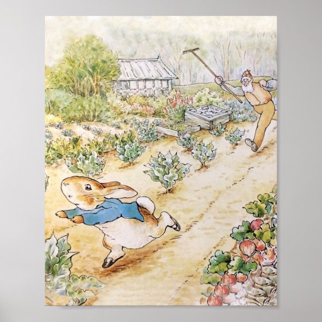 Peter the Rabbit in Mr Mc Gregor's Garden       Poster (Front)